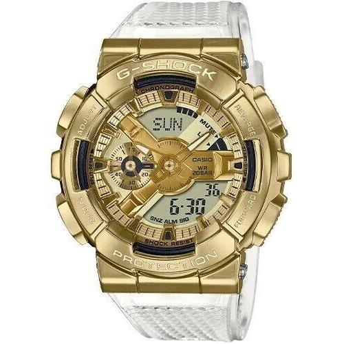 Casio G-shock Ana-digital Semi-transparnt Resin Strap Mens Watch GM110SG-9A