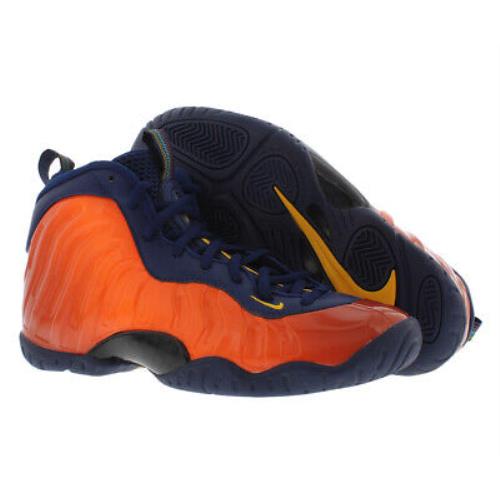 Nike Little Posite One Boys Shoes Size 4 Color: Black/red/gold