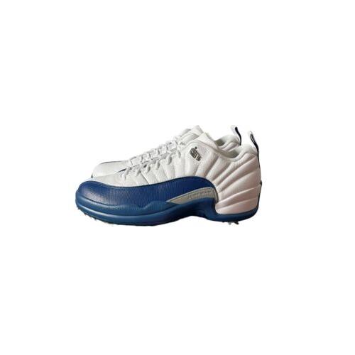 Nike Air Jordan Xii Low `white French Blue` Golf Shoes DH4120-101 Men`s 10.5