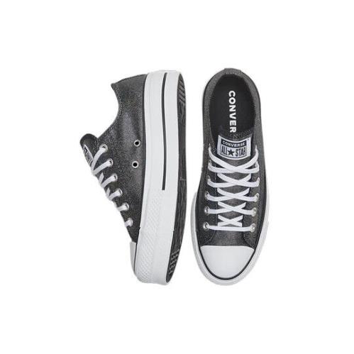 Converse shoes  - Metallic Silver/White 8
