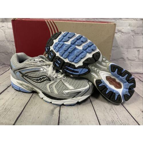 Saucony Progrid Ride 4 Girls Athletic Shoes Size 7 Gray Blue
