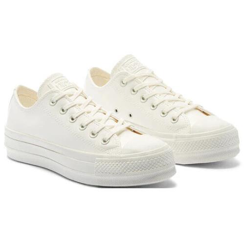 Converse Chuck Taylor All Star 564429C Women White Platform Sneaker Shoes 5 C595