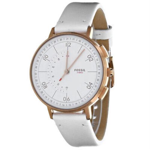 Fossil Women`s Cameron Hybrid Smartwatch White Watch - FTW5048