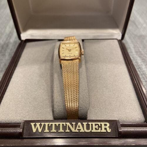 Wittnauer Romance Vintage Womens Gold Tone Watch W5101900 Needs Battery