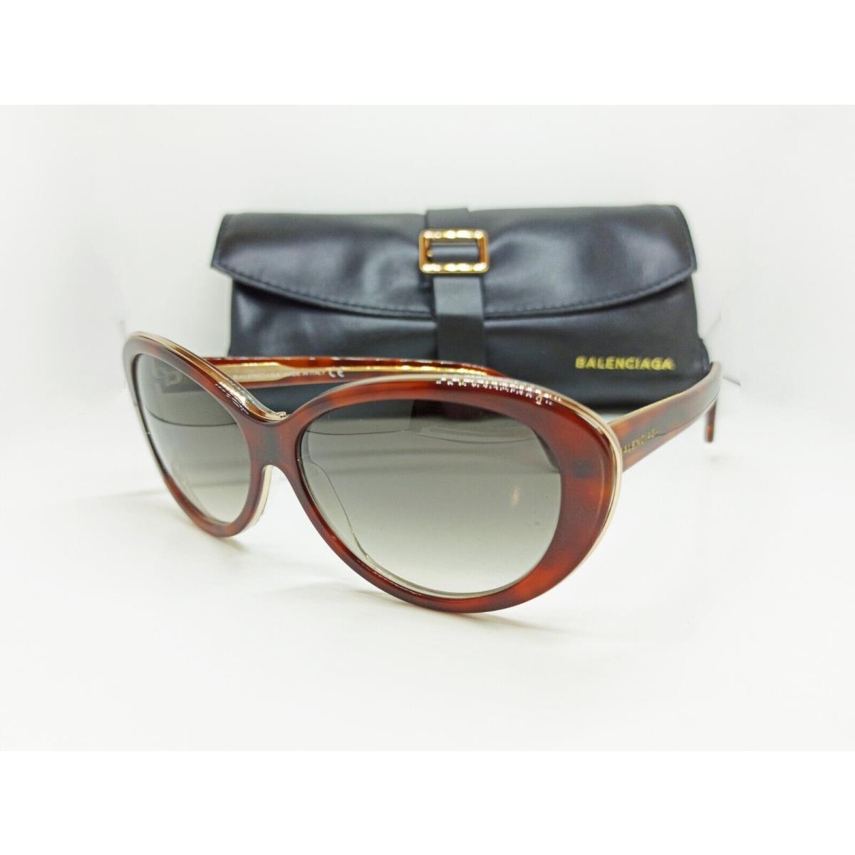 Balenciaga Sunglasses BA 5 52B Gold Havana/ Brown Gradient