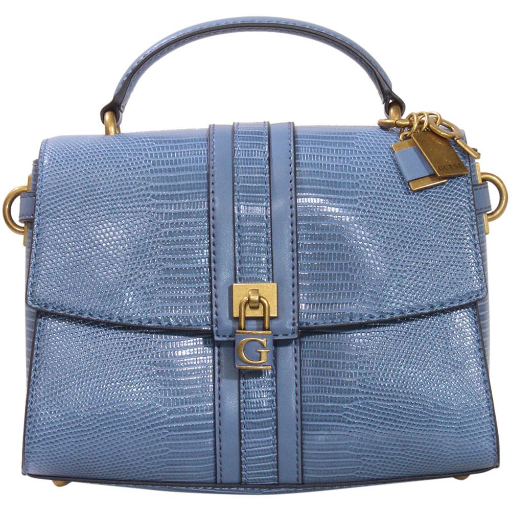 Guess Women`s Ginevra Handbag Top Handle Flap Crossbody Bag