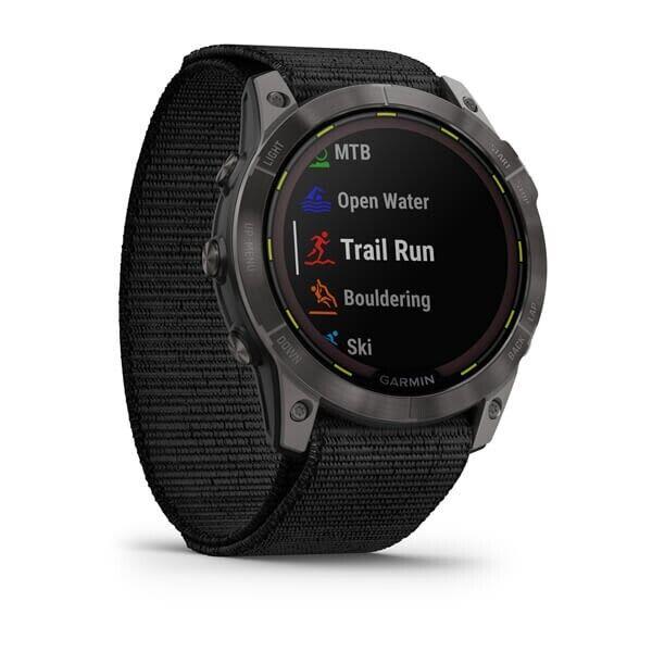 Garmin Enduro 2 Solar Watch Carbon Gray Dlc Titanium and Nylon Band 010-02754-00