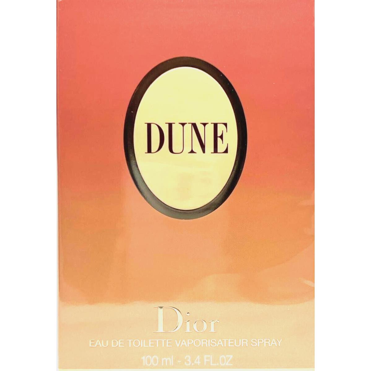 Christian Dior Dune Eau DE Toilette Spray For Women 3.4 Oz / 100 ml