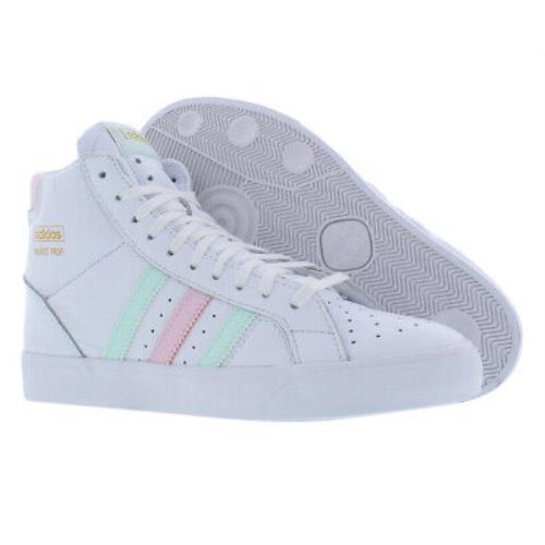 Adidas Basket Profi Womens Shoes Size 6.5 Color: White/mint/pink