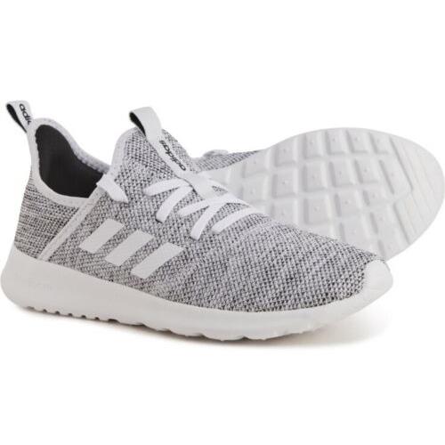 Adidas Cloudfoam Pure Gray/white Running Shoes Women 9.5