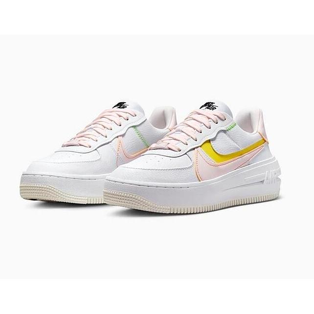 Nike Air Force 1 AF1 Platform Womens Size 12 Shoes FJ0737 100 White - White