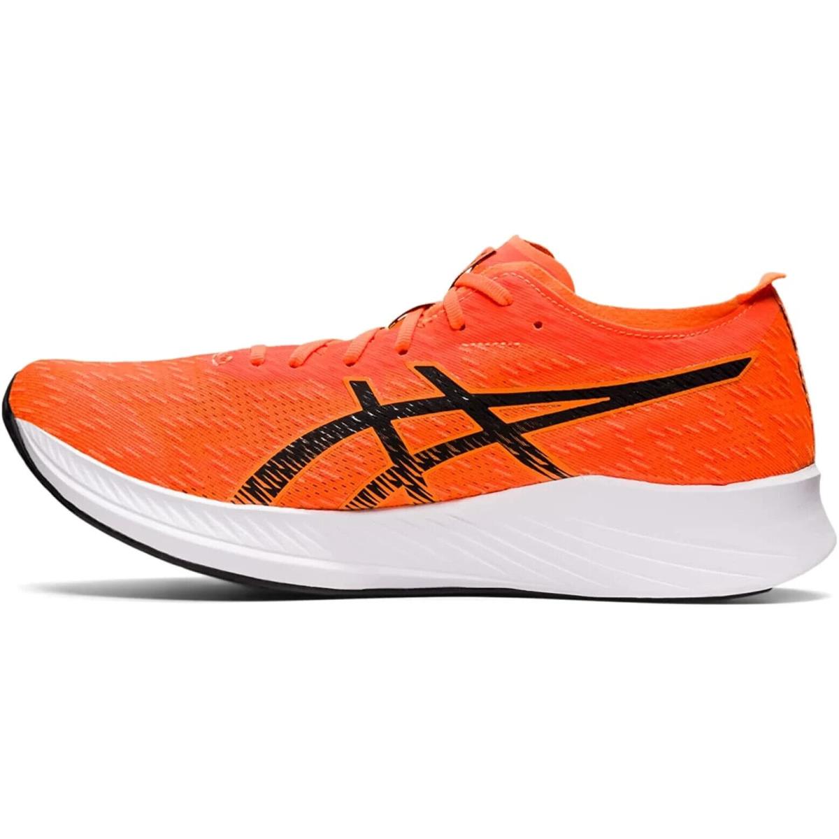 Asics Men`s Magic Speed Running Shoes 1011B026-801 Shocking Orange/black Size 11