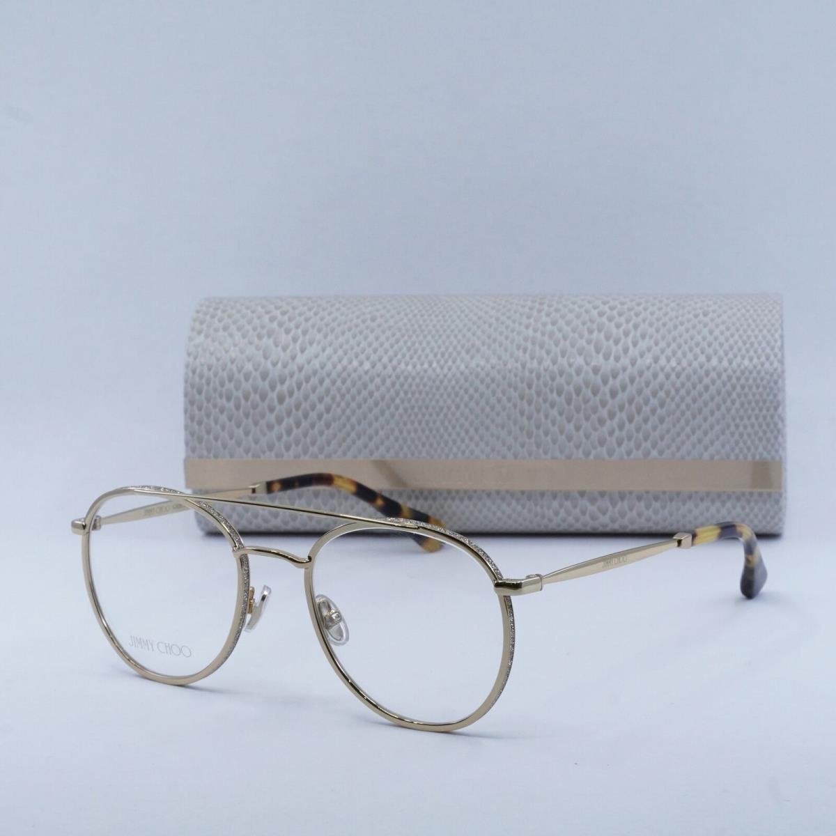 Jimmy Choo JC230 0J5G 00 Gold / Clear 51mm Eyeglasses