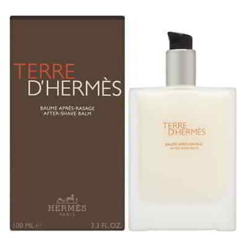 Terre D`hermes by Hermes For Men 3.3 oz A/s Balm with Pump