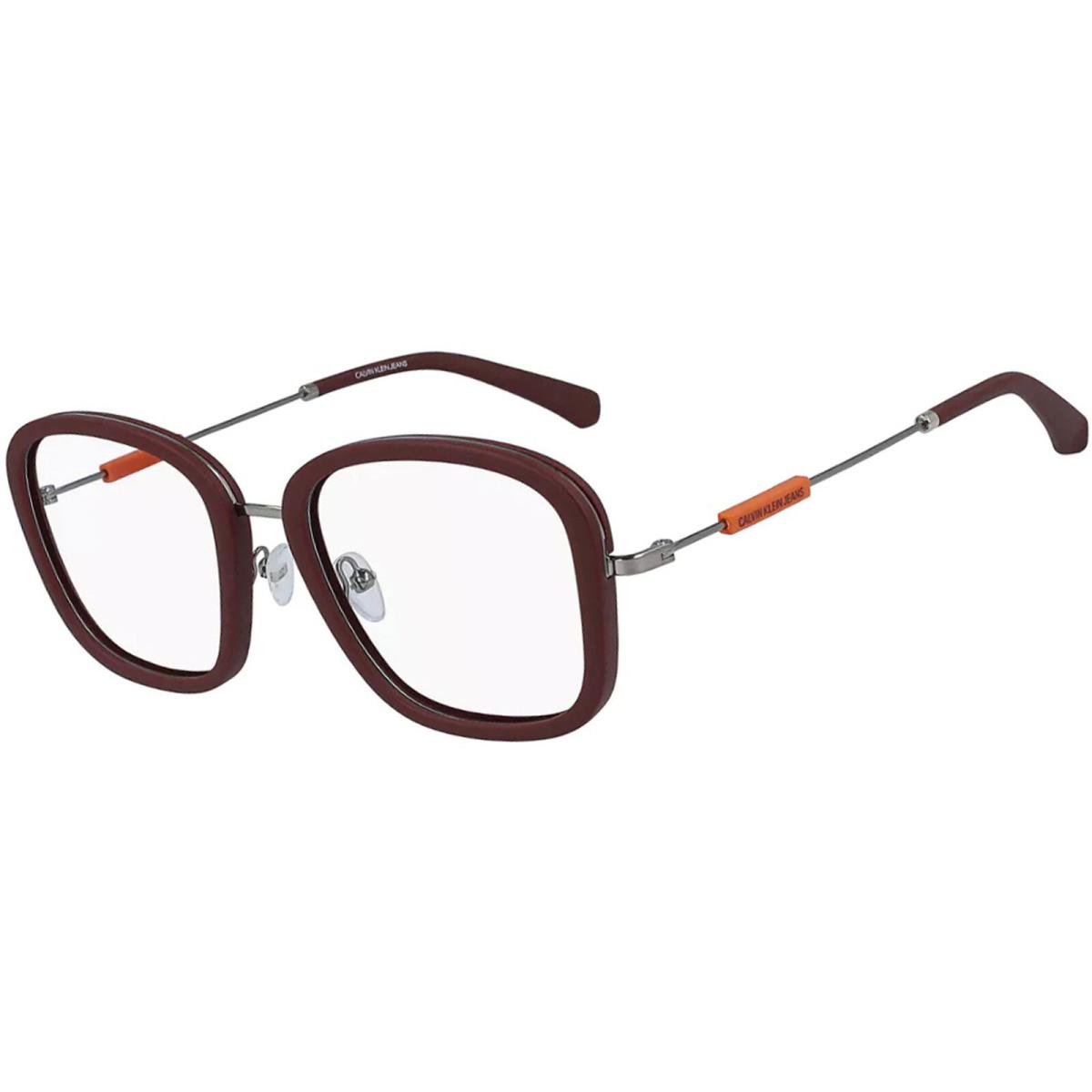 Calvin Klein Jeans Men`s Eyeglasses Full Rim Matte Oxblood Frame CKJ19710 601