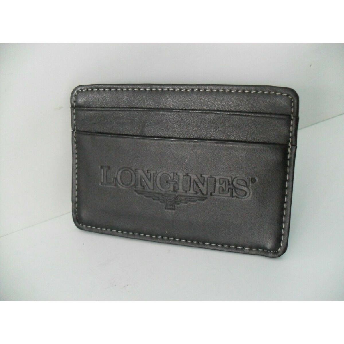 Longines Watch Wallet Card Holder - Longines - Leather