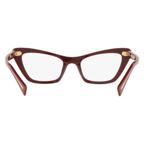 Miu Miu eyeglasses  - Bordeaux Frame, Demo Lens, Bordeaux Model 2