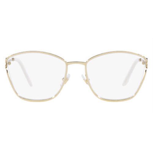 Miu Miu MU 53UV Women Eyeglasses Irregular Pale Gold 55mm