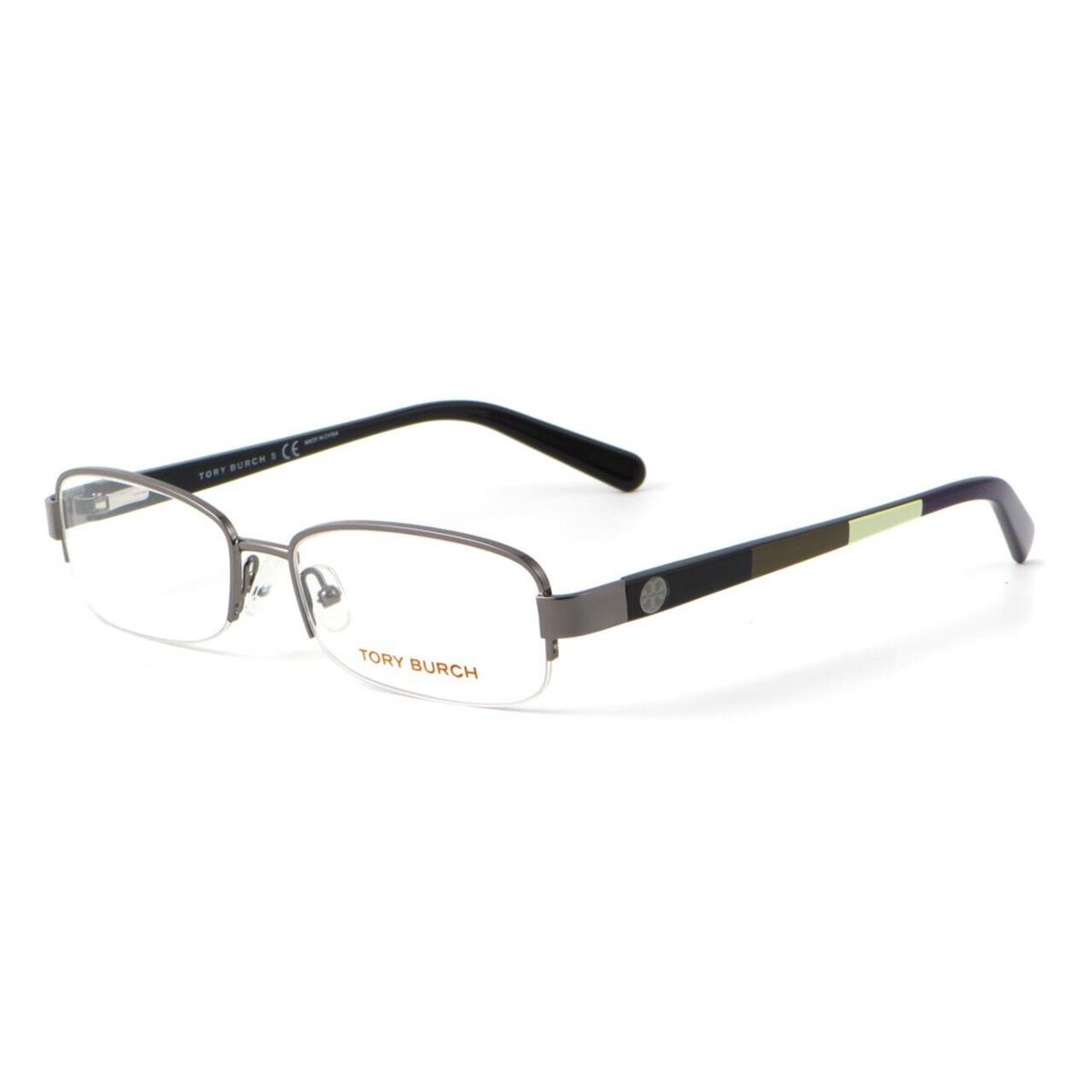 Tory Burch TY 1031 103 Gunmetal Purple Eyeglasses 50-16-135