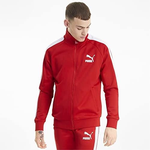Puma Men`s Iconic T7 Track Jacket - Choose Sz/col High Risk Red