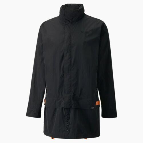 Puma Black Top Of The Key Basketball Adjustable Length Jacket 534172 01 Size L
