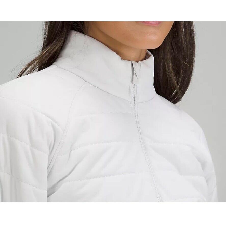 Lululemon Dynamic Movement Half Zip Jacket -vapor White-size 6 Nwt