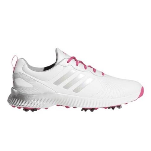 Adidas Response Bounce Golf Shoes/spikes Pink Magenta/white/gray Women`s 11