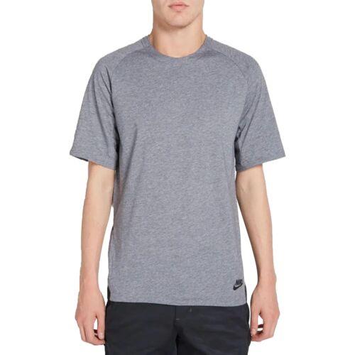 Nike Bonded Knit Men`s T-shirt Carbon Heather-black 805122-091