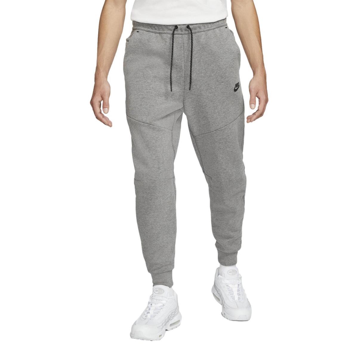 Nike Sportswear Men`s Tech Fleece Joggers Pants Smoke Grey/black CU4495-092