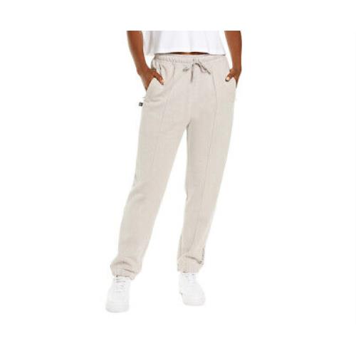 Nike Essentials Pintuck Fleece Womens Active Pants Size XL Color: Off-white