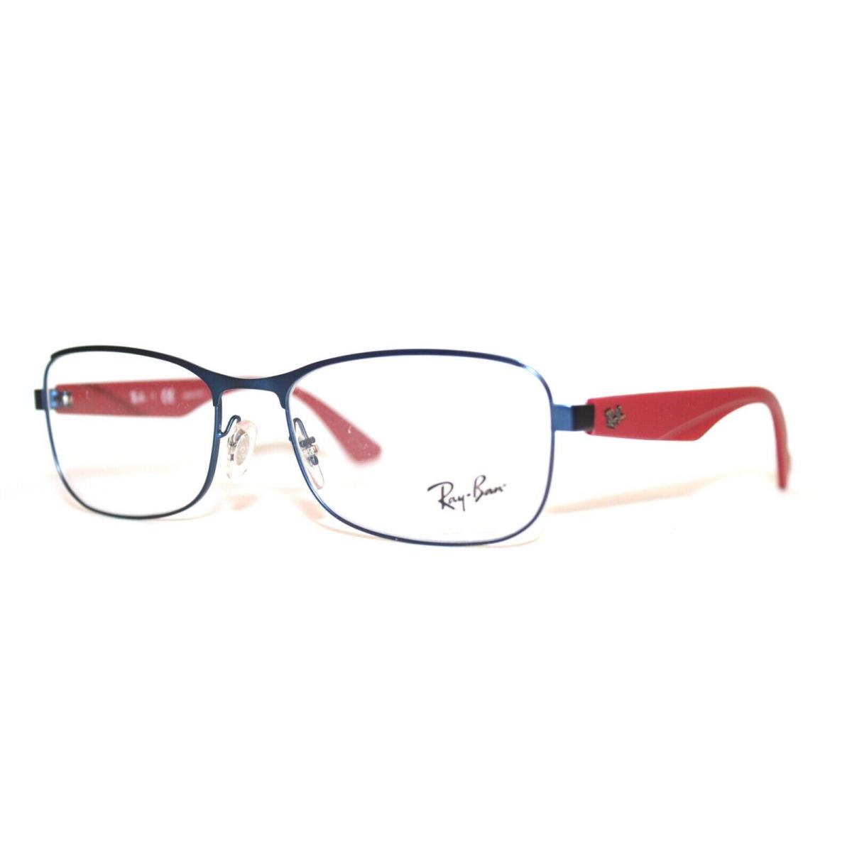 Ray Ban RB 6307 2510 Blue Red Eyeglasses RB6307 53-17-140 MM