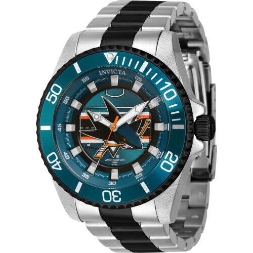 Invicta Men`s 42254 Nhl San Jose Sharks Quartz Watch