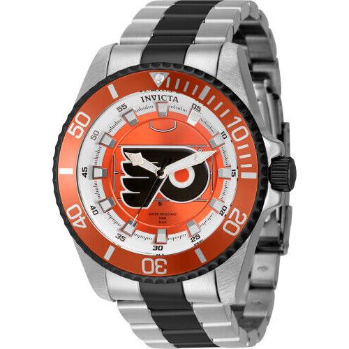 Invicta Men`s 42251 Nhl Philadelphia Flyers Quartz Watch