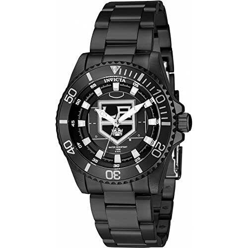 Invicta Women`s 42227 Nhl Quartz 3 Hand White Black Dial Watch