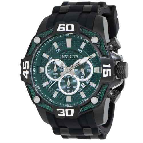 Invicta Men`s 40524 Pro Diver Quartz Chronograph Green Dial Watch