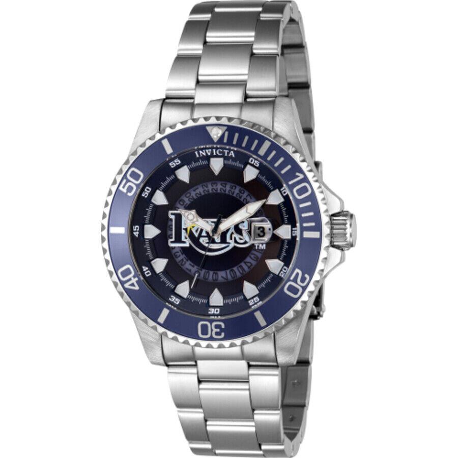 Invicta Mlb Tampa Bay Rays Quartz Blue Dial Men`s Watch 43480