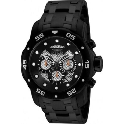 Invicta Pro Diver Chronograph Black Dial Men`s Watch 25334
