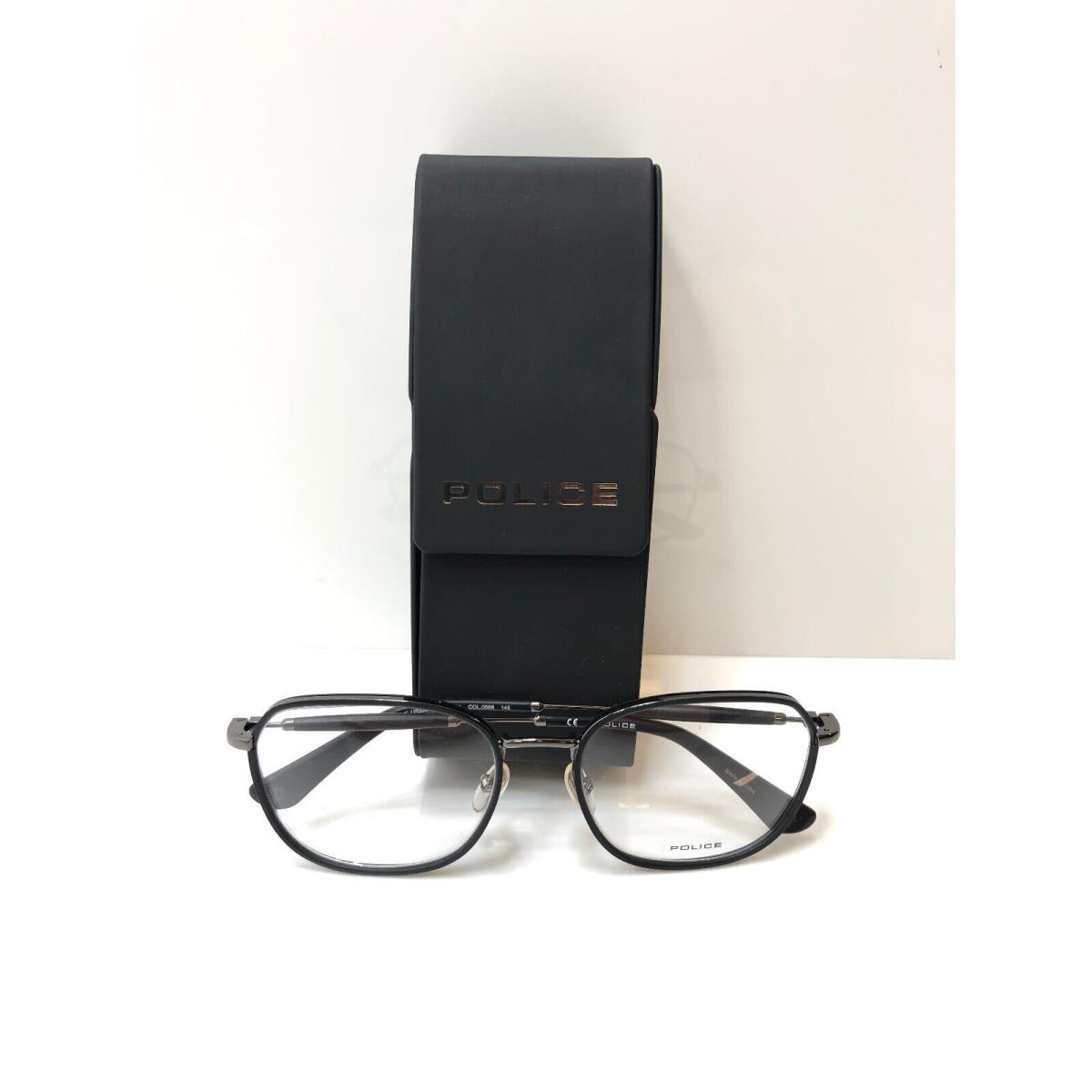 Police Origins Urban 1 VPLA51 Matte Black Prescription Eyeglasses Frames + Case