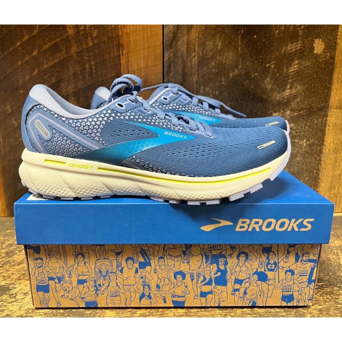 Brooks 1203561B456 Ghost 14 Womens Ocean Blue Athletic Shoe