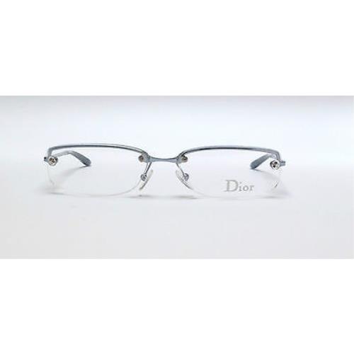 Dior eyeglasses  - SHINY AZURE Frame, Clear Lens 3