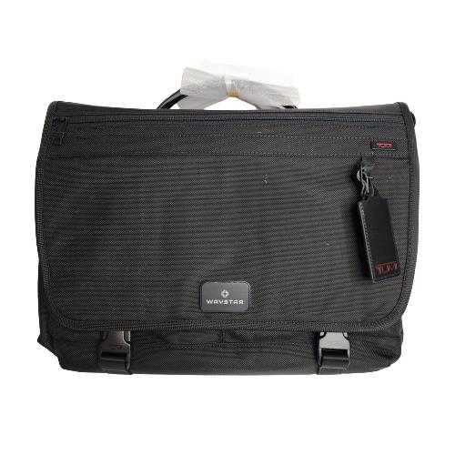 Tumi Ballistic Nylon Laptop Briefcase Messenger Shoulder Bag Black