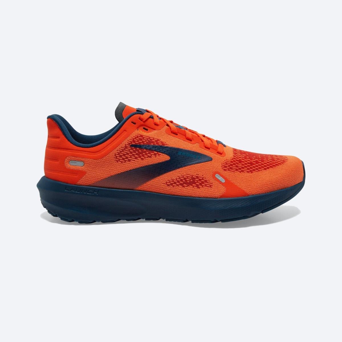 Brooks Speed Neutral Orange Flame/titan/teal Launch 9 Running Shoes 11.5 45.5