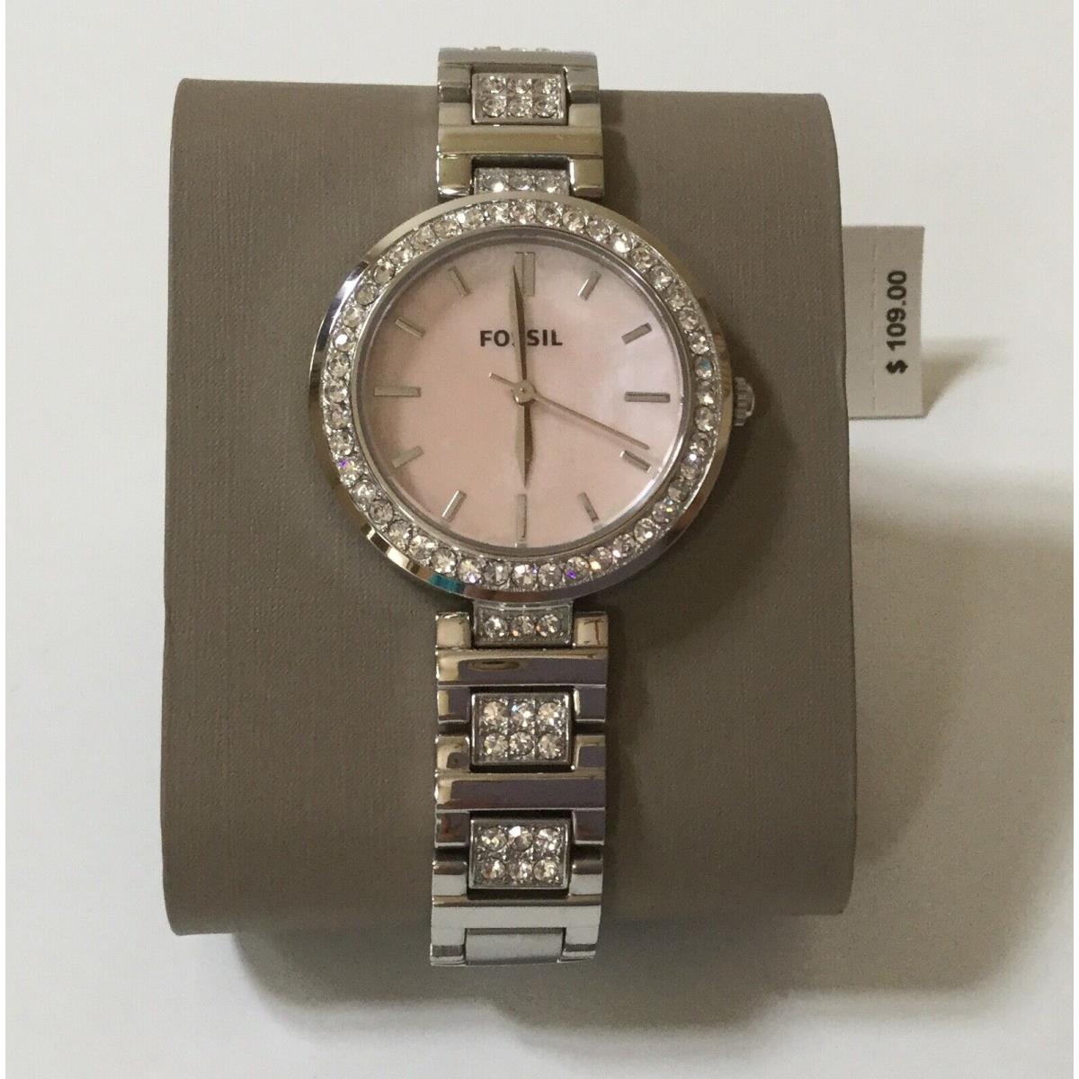 Fossil Women s Karli Three-hand Stainless Steel Watch