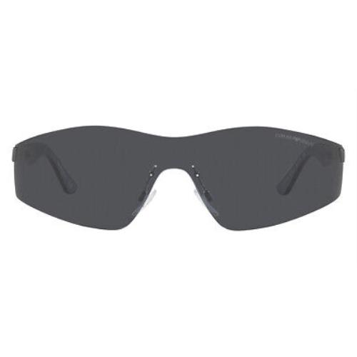 Emporio Armani EA2130 Sunglasses Men Blue Blue Oval 141mm
