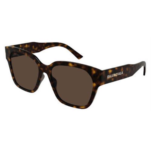 Balenciaga BB0215SA Sunglasses Unisex Square 56mm