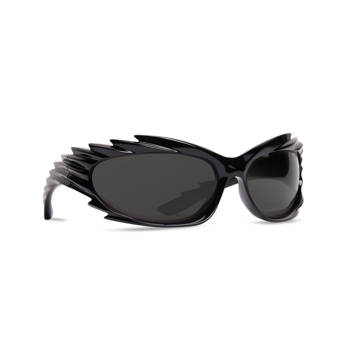 Balenciaga Spike Rectangle Sunglasses BB0255S 001 Black