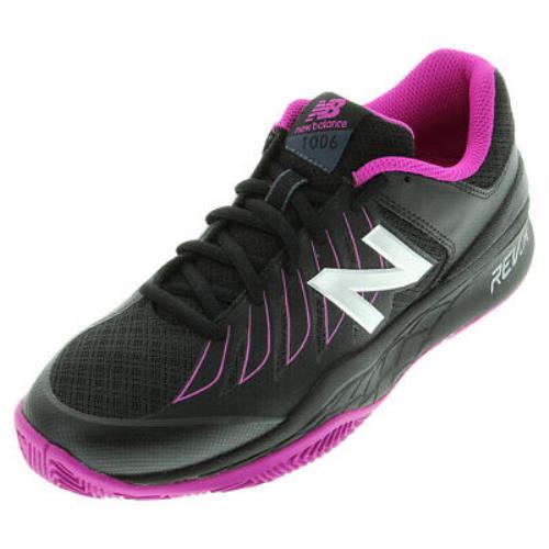 New Balance Women`s 1006 B Width Tennis Shoes Black and Pink