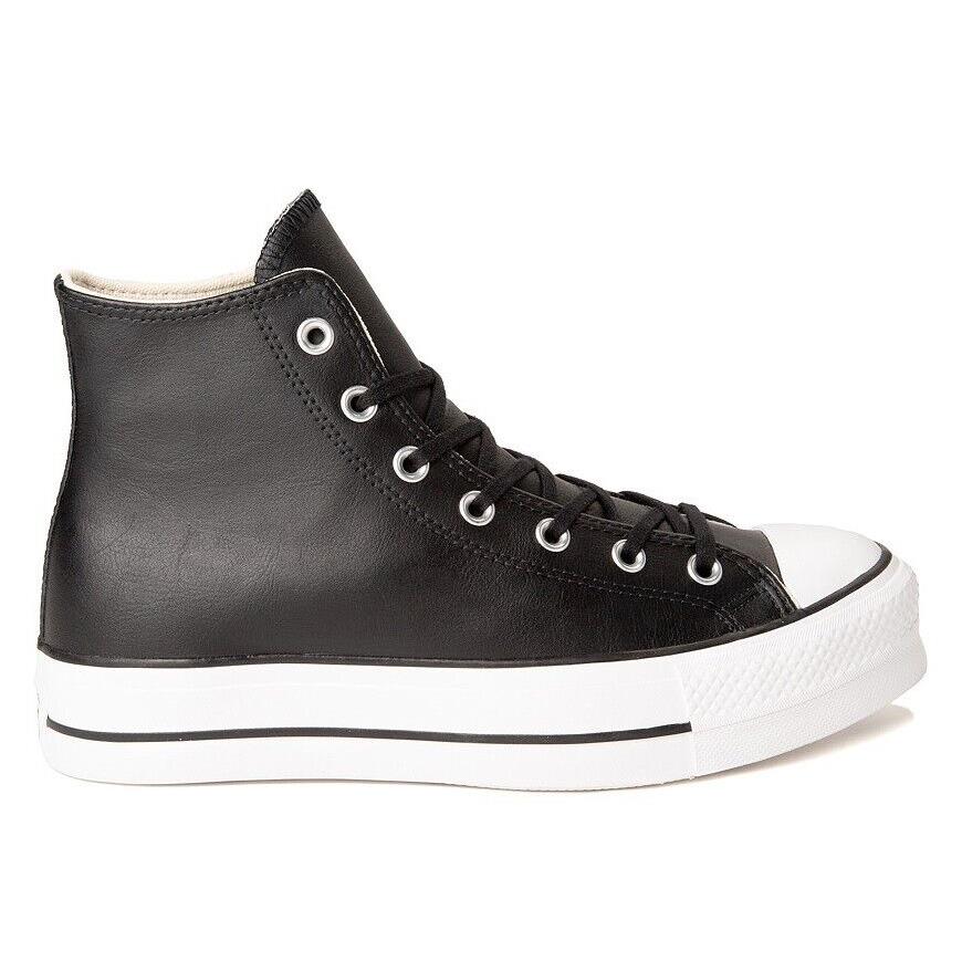 Converse Chuck Taylor All Star Lift Leather Women`s Shoes Black US Size 6-11