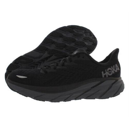 Hoka One One Clifton 8 Mens Shoes Size 9 Color: Black/black
