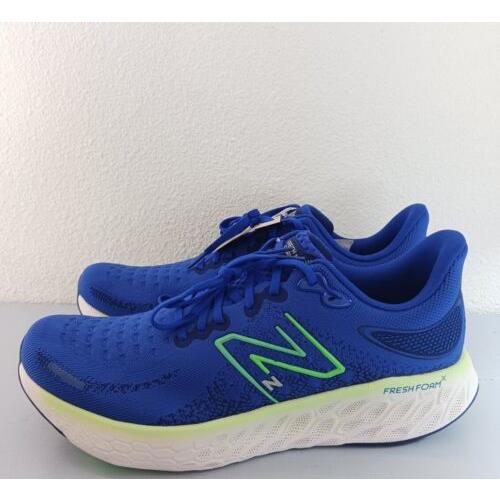 New Balance Men`s Fresh Foam Blue Shoes M1080V12 M1080S12 Size 13D